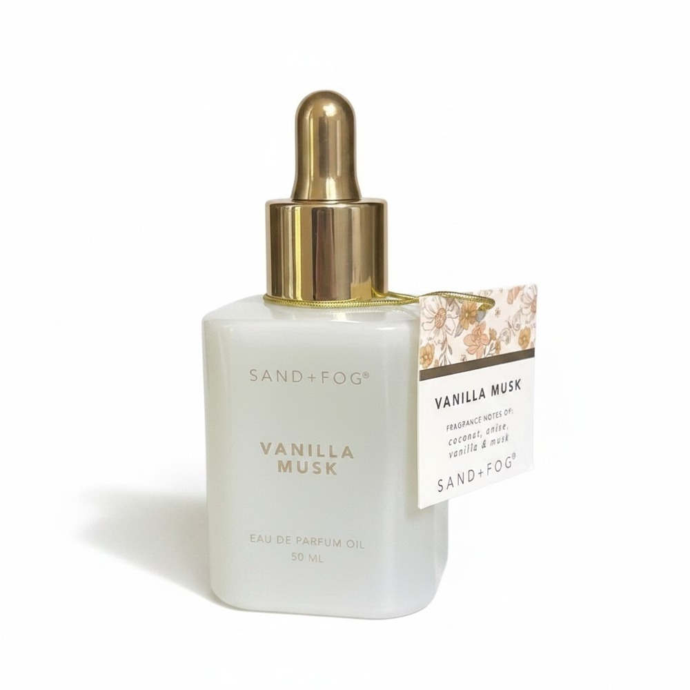 Sand + Fog Vanilla Musk Eau de Parfum Oil 50 mL 1.7oz New With Tags Perfume Oil